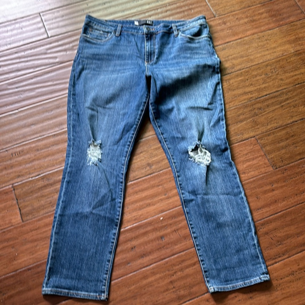 Kut Katherine high rise boyfriend Jean